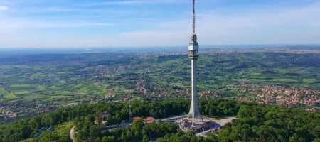 Aval Tower of Belgrade