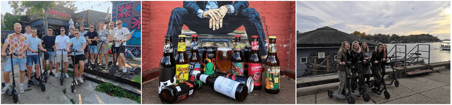 E-Scooter Craft Beer & Breweries Tour 