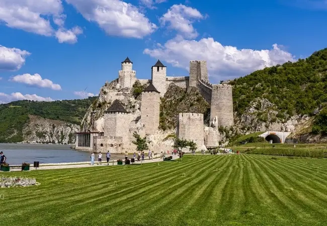 Golubac Fortress In Serbia